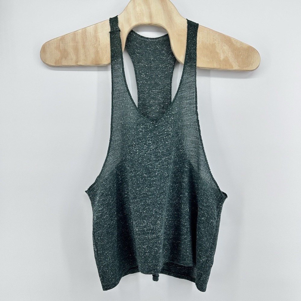 Vintage 70s Sheer Muscle Tank Distressed Indie Sleaze Grunge Knit Bodybuilder